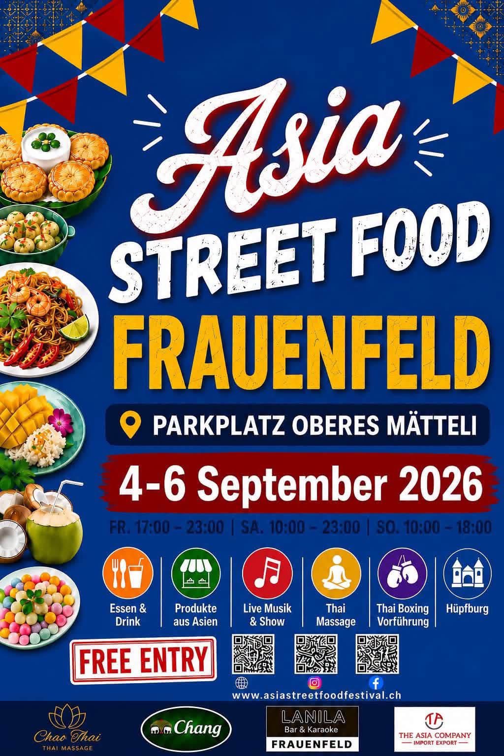 Asia Street Food Festival Frauenfeld 2026 Flyer