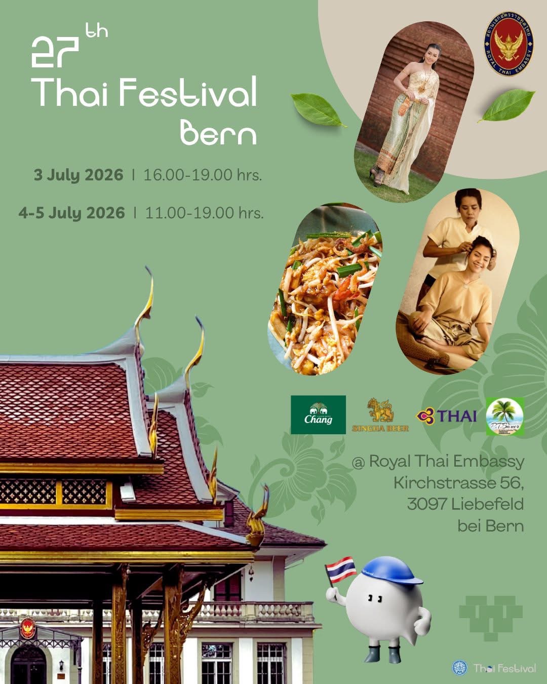 Thai Festival Bern Liebefeld Flyer