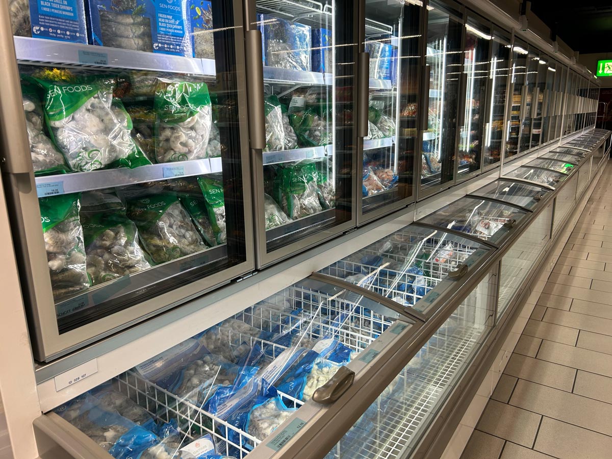 Tiefgekühlte Meeresfrüchte im Asiaway Shop